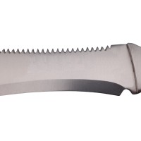Set maceta de vanatoare   Knife of Mind, otel inoxidabil, argintie, 46 cm si nunceag lem