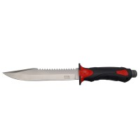 Cutit de vanatoare Survival Blade, otel inoxidabil, 34.5 cm, negru, teaca inclusa Cutit de vanatoare Survival Blade, otel inoxidabil, 34.5 cm, negru, teaca inclusa