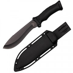 Cutit de vanatoare Kukri Madness, otel inoxidabil, 30.5 cm, negru, teaca inclusa Cutit de vanatoare Kukri Madness, otel inoxidabil, 30.5 cm, negru, teaca inclusa