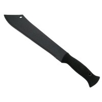 Maceta de vanatoare   Survival Instinct, 45 cm, otel inoxidabil, negru, teaca inclusa