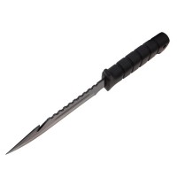 Cutit de vanatoare   Military Assault, 29 cm, negru, teaca inclusa