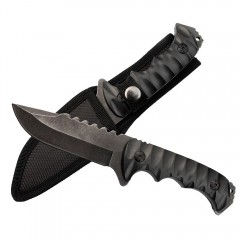 Cutit de vanatoare Safari Mix, 23 cm, negru, teaca inclusa Cutit de vanatoare Safari Mix, 23 cm, negru, teaca inclusa