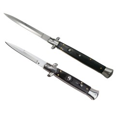 Set 2 briceaguri automate vanatoare Italian Blade, Stiletto, otel inoxidabil, negru Set 2 briceaguri automate vanatoare Italian Blade, Stiletto, otel inoxidabil, negru