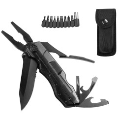 Briceag multifunctional Outdoor Comando, otel inoxidabil, 17 functii, 24 cm, negru, hu Briceag multifunctional Outdoor Comando, otel inoxidabil, 17 functii, 24 cm, negru, hu