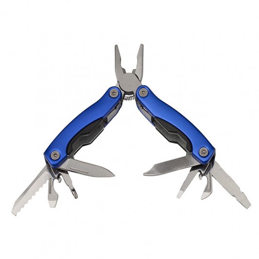 Mini cleste multifunctional   , Survival Instict, otel inoxidabil, 9 functii, 14 cm, albas