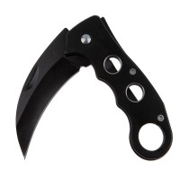 Briceag de vanatoare, Liberty Claw, karambit extensibil, 14.5 cm, negru