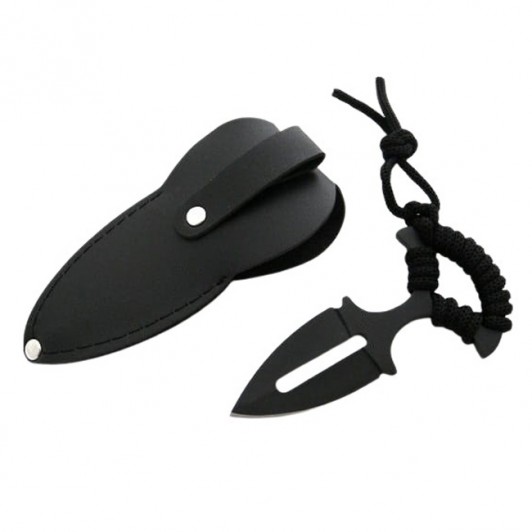 Cutit tactic , Spear Comando, 13 cm, negru, teaca inclusa