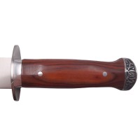 Cutit de vanatoare Spanish Inquisition, tais dublu, 32.5 cm, otel inoxidabil, maro, te Cutit de vanatoare Spanish Inquisition, tais dublu, 32.5 cm, otel inoxidabil, maro, te
