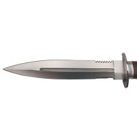 Cutit de vanatoare Spanish Inquisition, tais dublu, 32.5 cm, otel inoxidabil, maro, te Cutit de vanatoare Spanish Inquisition, tais dublu, 32.5 cm, otel inoxidabil, maro, te