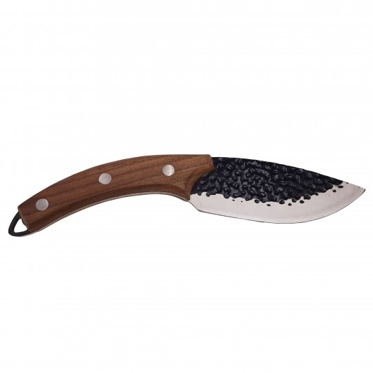 Cutit de bucatarie  , Japan Vibe, model japonez, lucrat manual, otel, maner lemn, 24.5 cm