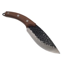Cutit de bucatarie  , Japan Vibe, model japonez, lucrat manual, otel, maner lemn, 24.5 cm