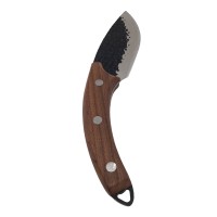 Cutit de bucatarie  , Japan Vibe, model japonez, lucrat manual, otel, maner lemn, 24.5 cm