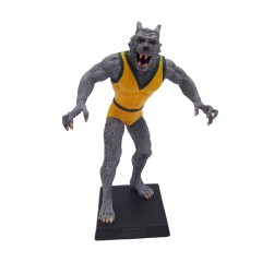 Figurina metalica , Powerful Manwolf, editie de colectie, lucrat manual, 9 cm