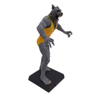 Figurina metalica , Powerful Manwolf, editie de colectie, lucrat manual, 9 cm