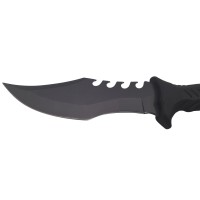 Cutit de vanatoare Comando Blade, 28.5 cm, otel inoxidabil, negru, teaca inclusa Cutit de vanatoare Comando Blade, 28.5 cm, otel inoxidabil, negru, teaca inclusa