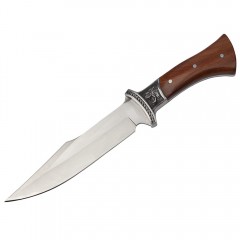 Cutit de vanatoare Tiger Blade, 30.5 cm, otel inoxidabil, maro, teaca inclusa Cutit de vanatoare Tiger Blade, 30.5 cm, otel inoxidabil, maro, teaca inclusa