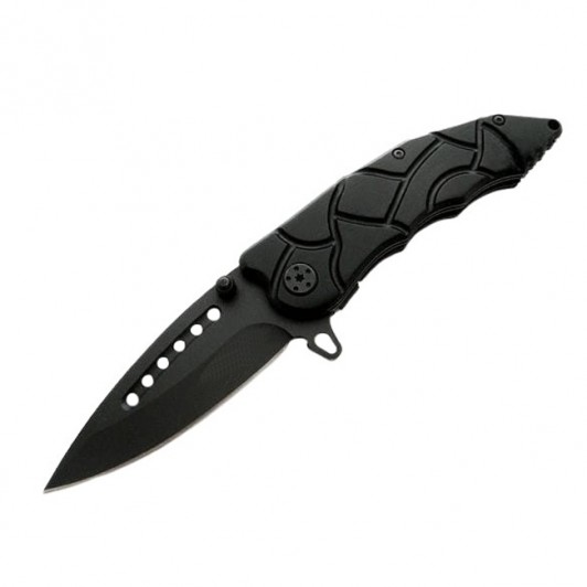 Briceag de vanatoare Jurassic Blade, otel inoxidabil, 20 cm, negru, husa inclusa Briceag de vanatoare Jurassic Blade, otel inoxidabil, 20 cm, negru, husa inclusa