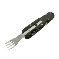 Briceag multifunctional   Outdoor Legion, otel inoxidabil, 6 functii, kaki, 20 cm, husa