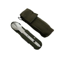 Briceag multifunctional   Outdoor Legion, otel inoxidabil, 6 functii, kaki, 20 cm, husa