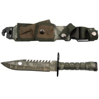 Cutit de vanatoare Jungle Beast, verde, 32.5 cm, teaca inclusa Cutit de vanatoare Jungle Beast, verde, 32.5 cm, teaca inclusa