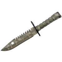 Cutit de vanatoare   Jungle Beast, verde, 32.5 cm, teaca inclusa