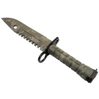 Cutit de vanatoare   Jungle Beast, verde, 32.5 cm, teaca inclusa
