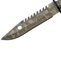 Cutit de vanatoare   Jungle Beast, verde, 32.5 cm, teaca inclusa