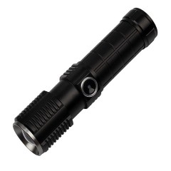 Lanterna de supravietuire , Außenleuchte, metalica, LED, USB, zoom, negru