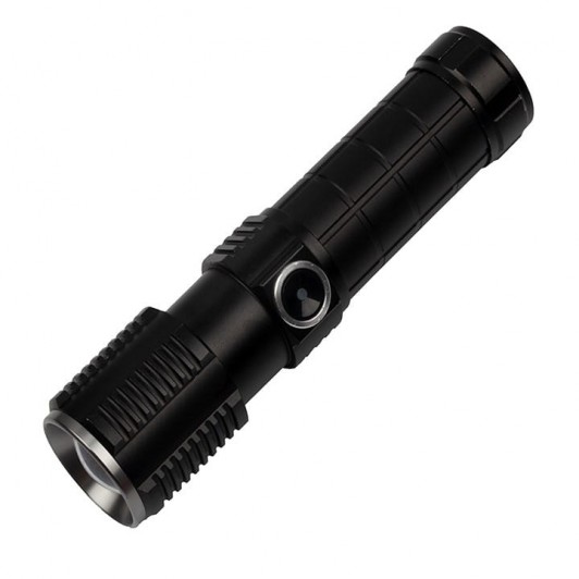 Lanterna de supravietuire , Außenleuchte, metalica, LED, USB, zoom, negru