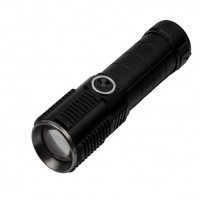 Lanterna de supravietuire , Außenleuchte, metalica, LED, USB, zoom, negru