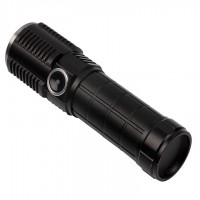 Lanterna de supravietuire , Außenleuchte, metalica, LED, USB, zoom, negru