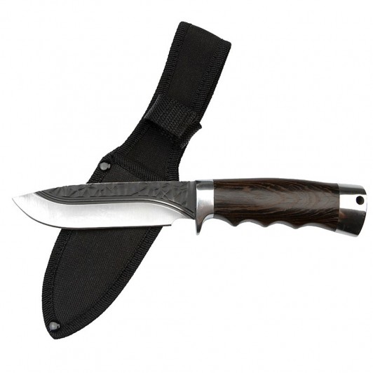 Cutit de vanatoare Bohemian Blade, 23 cm, otel inoxidabil, maro, teaca inclusa Cutit de vanatoare Bohemian Blade, 23 cm, otel inoxidabil, maro, teaca inclusa