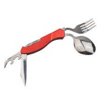 Briceag multifunctional True Outdoor, otel inoxidabil, 6 functii, rosu, 19.5 cm Briceag multifunctional True Outdoor, otel inoxidabil, 6 functii, rosu, 19.5 cm