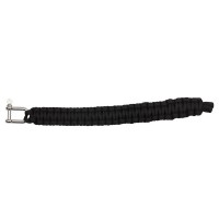 Bratara supravietuire , Military Surplus, paracord, 24 cm, negru