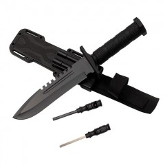 Cutit de vanatoare Jungle Specialist, 31 cm, negru, teaca inclusa Cutit de vanatoare Jungle Specialist, 31 cm, negru, teaca inclusa