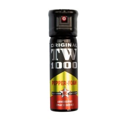 Spray cu piper  , TW-1000 Foam, spuma, auto-aparare, 64 ml, negru