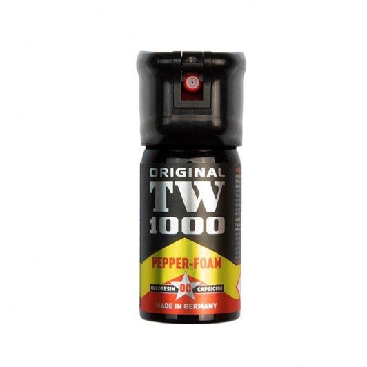 Spray cu piper  , TW-1000 Foam, spuma, auto-aparare, 40 ml, negru