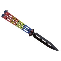Briceag fluture de antrenament Romanian Spirit, otel inoxidabil, 22.5 cm, multicolor Briceag fluture de antrenament Romanian Spirit, otel inoxidabil, 22.5 cm, multicolor