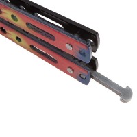 Briceag fluture de antrenament Romanian Spirit, otel inoxidabil, 22.5 cm, multicolor Briceag fluture de antrenament Romanian Spirit, otel inoxidabil, 22.5 cm, multicolor