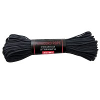 Sfoara paracord  , Adventure Survival, 30 metri, negru, 200 g
