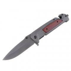 Briceag de vanatoare   Major Assault, otel inoxidabil, 23 cm, argintiu