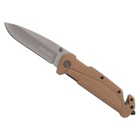Briceag de vanatoare   General Assault, otel inoxidabil, 21.5 cm, bej, teaca inclusa
