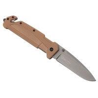 Briceag de vanatoare   General Assault, otel inoxidabil, 21.5 cm, bej, teaca inclusa