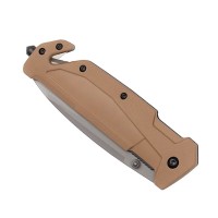 Briceag de vanatoare   General Assault, otel inoxidabil, 21.5 cm, bej, teaca inclusa