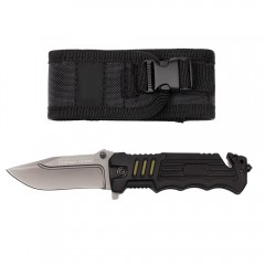 Briceag de vanatoare   General Blade, otel inoxidabil, 20.5 cm, negru, teaca inclusa