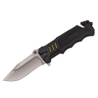 Briceag de vanatoare   General Blade, otel inoxidabil, 20.5 cm, negru, teaca inclusa