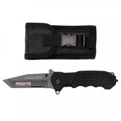Briceag de vanatoare   Predator Blade, otel inoxidabil, 22.5 cm, negru, teaca inclusa