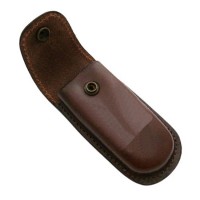 Toc tactic pentru briceaguri , Tactical Cover, piele naturala, 14 cm, maro