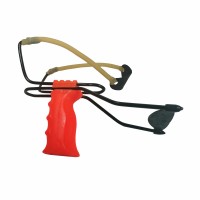 Prastie profesionala cu suport, Sling Master, plastic, 20 cm, portocaliu Prastie profesionala cu suport, Sling Master, plastic, 20 cm, portocaliu