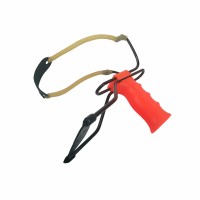 Prastie profesionala cu suport, Sling Master, plastic, 20 cm, portocaliu Prastie profesionala cu suport, Sling Master, plastic, 20 cm, portocaliu
